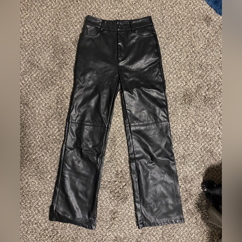 Black Leather Pants